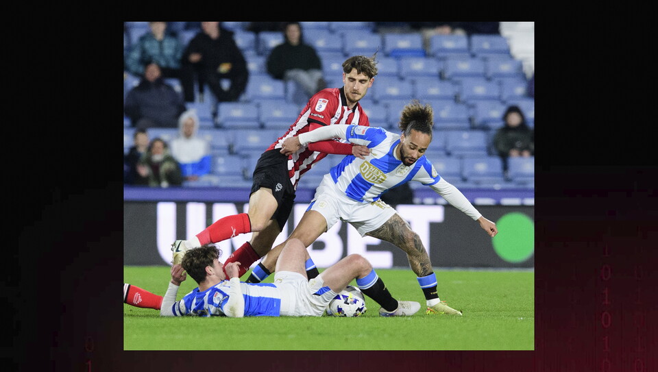 A match image from City’s 2-2 away draw at Huddersfield Town