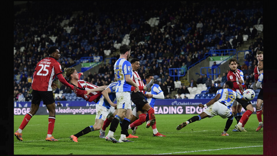 A match image from City’s 2-2 away draw at Huddersfield Town