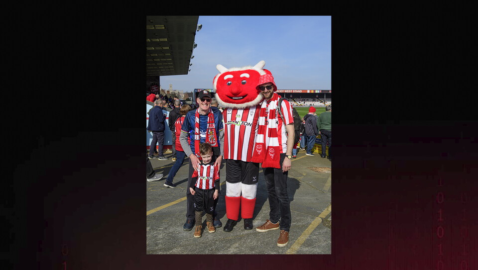 A fan photo from City’s 3-0 home win over Rotherham United