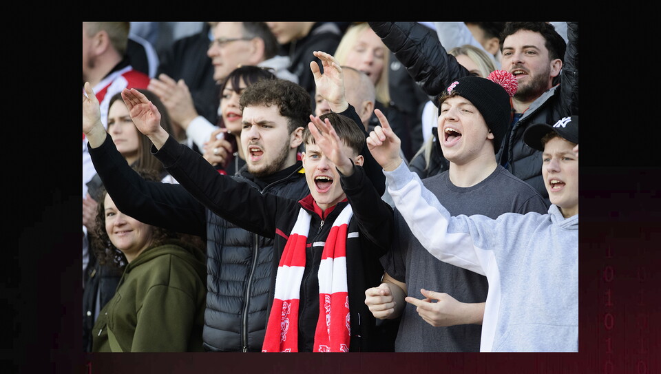 A fan photo from City’s 3-0 home win over Rotherham United