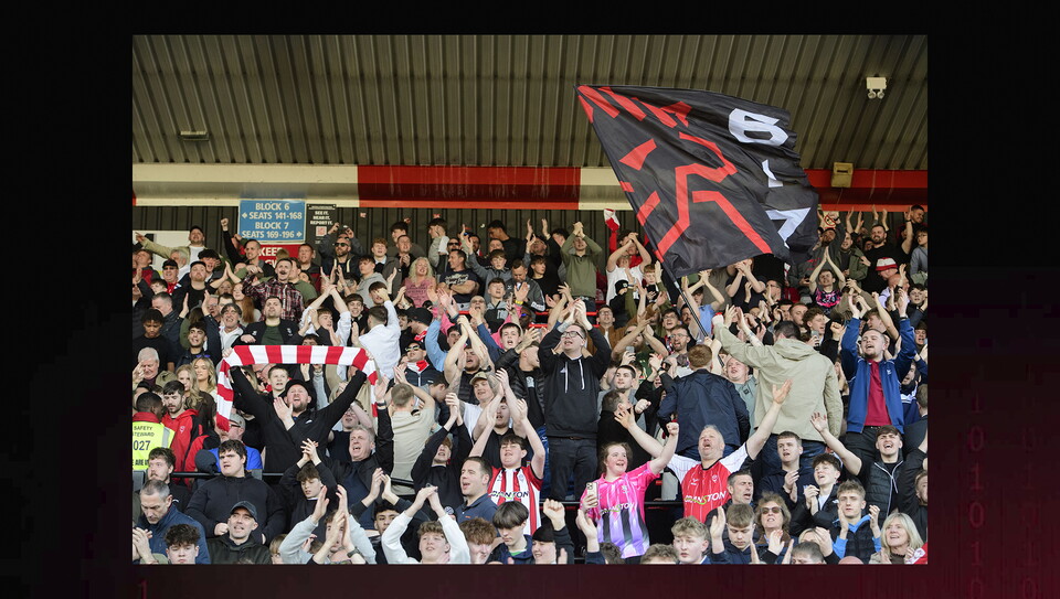 A fan photo from City’s 3-0 home win over Rotherham United