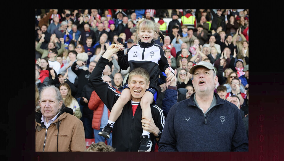 A fan photo from City’s 3-0 home win over Rotherham United