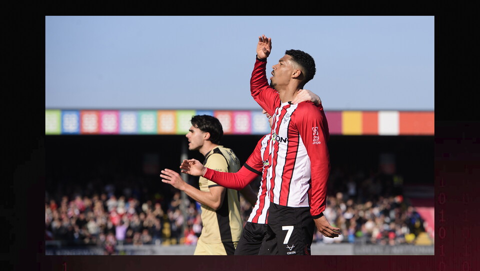 A match action photo from City’s 3-0 home win over Rotherham United