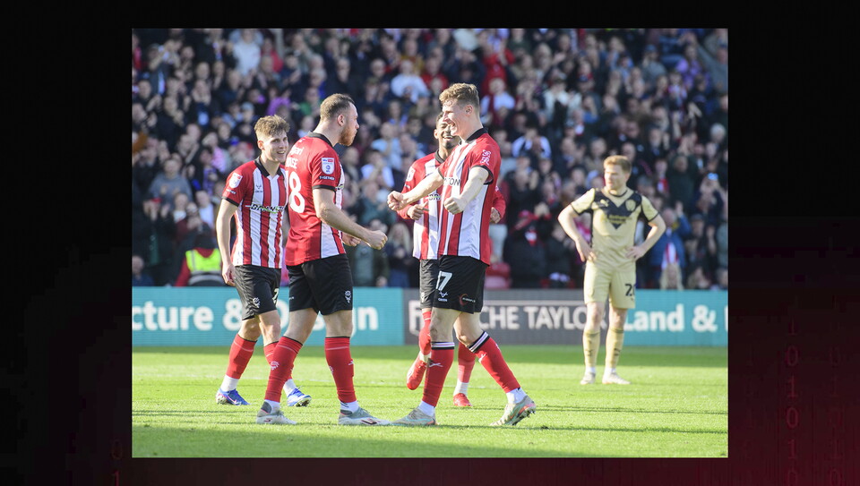 A match action photo from City’s 3-0 home win over Rotherham United