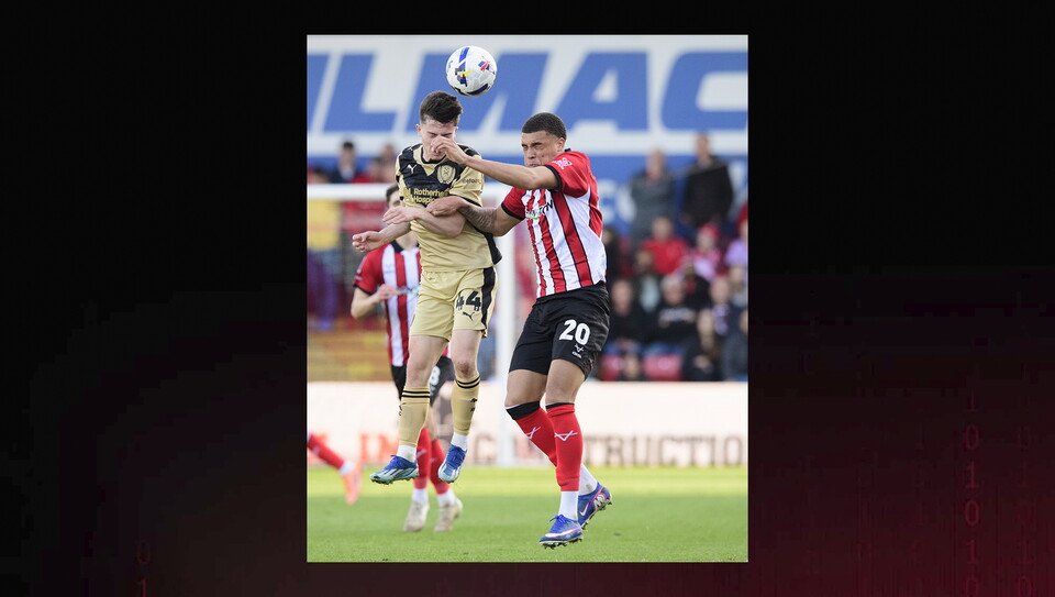 A match action photo from City’s 3-0 home win over Rotherham United