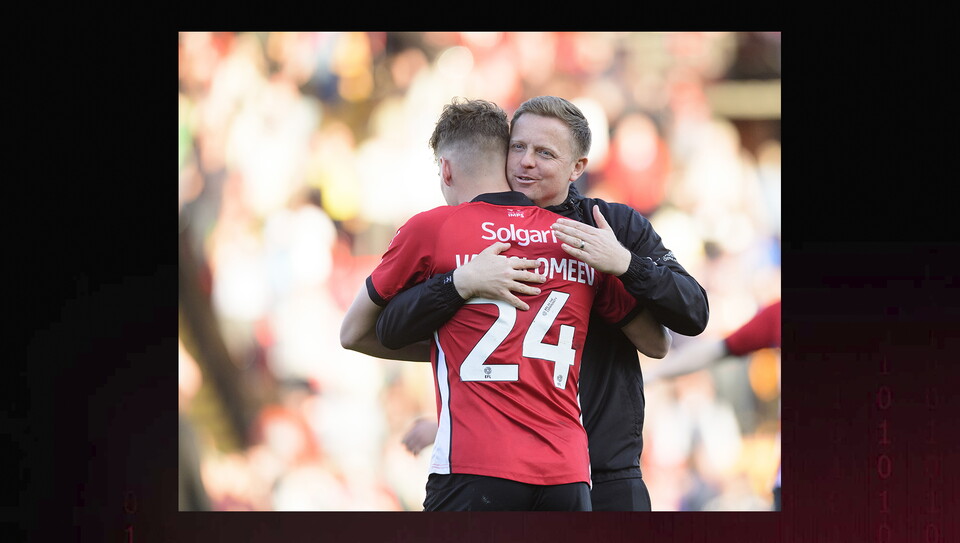 A match action photo from City’s 3-0 home win over Rotherham United