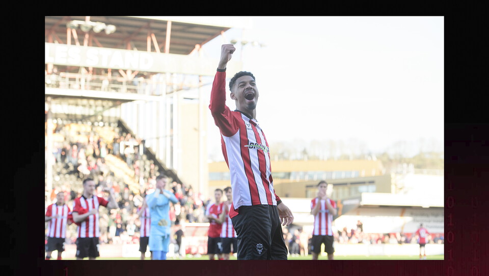 A match action photo from City’s 3-0 home win over Rotherham United