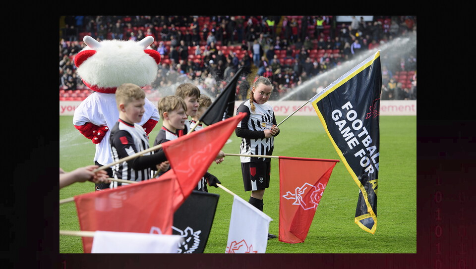 A matchday experience image from City’s 3-1 win over Stockport County
