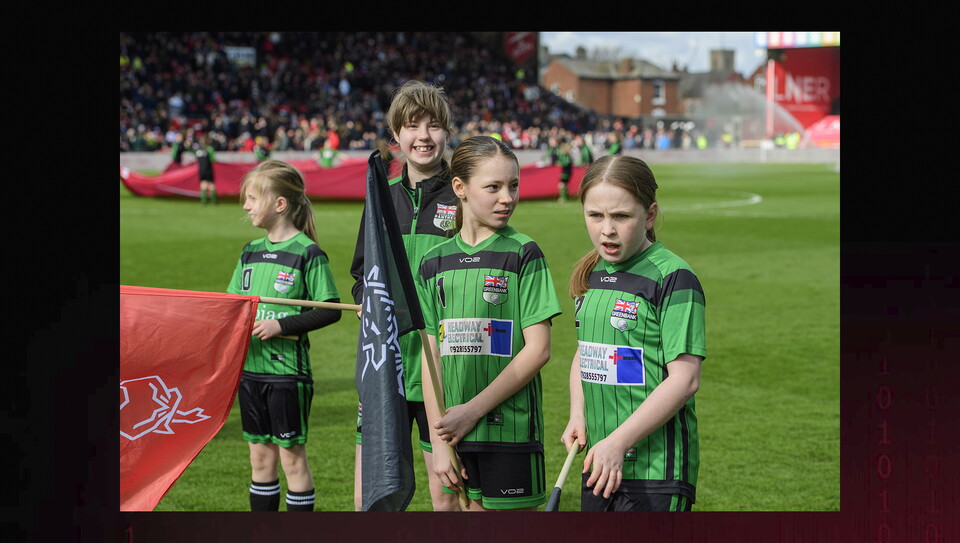 A matchday experience image from City’s 3-1 win over Stockport County