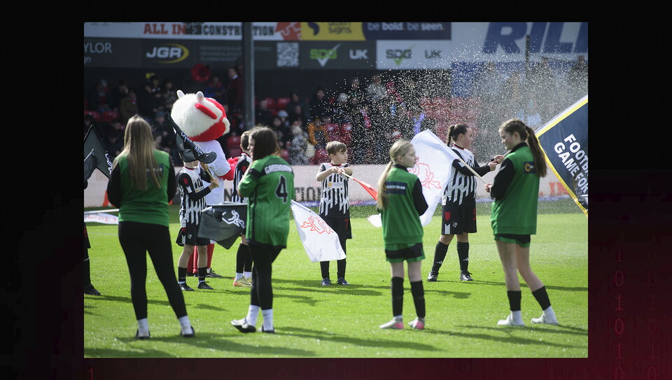 A matchday experience image from City’s 3-1 win over Stockport County