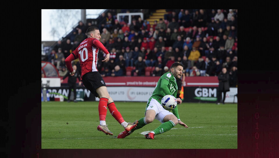 A match image from City’s 3-1 home win over Stockport
