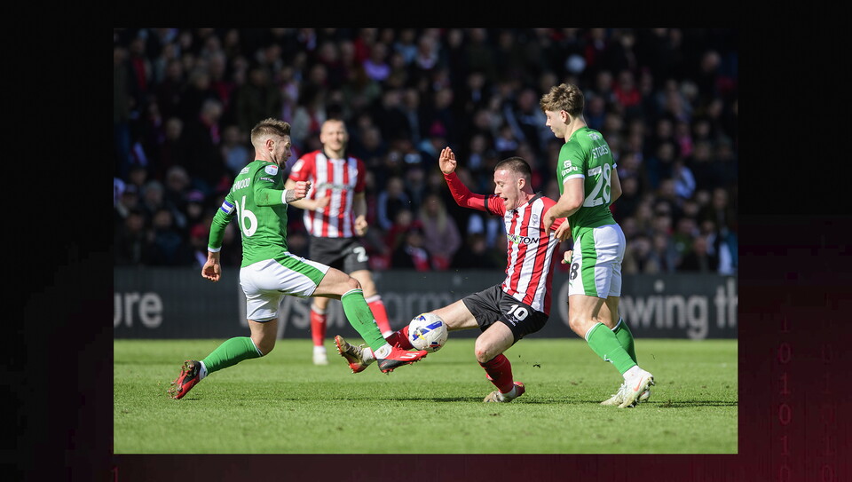 A match image from City’s 3-1 home win over Stockport