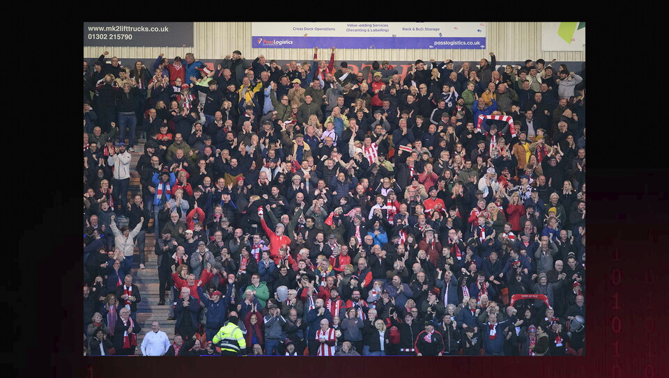 A fans image from City’s win at Doncaster