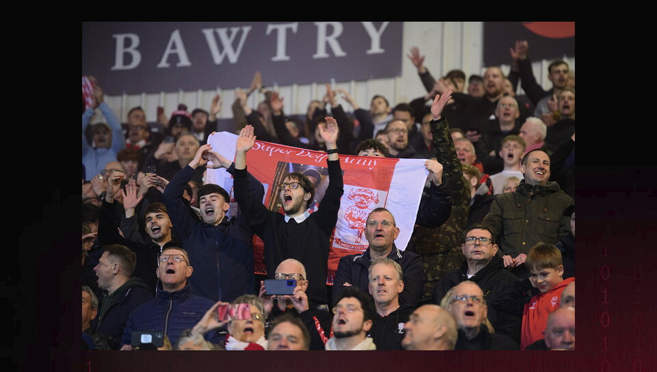 A fans image from City’s win at Doncaster