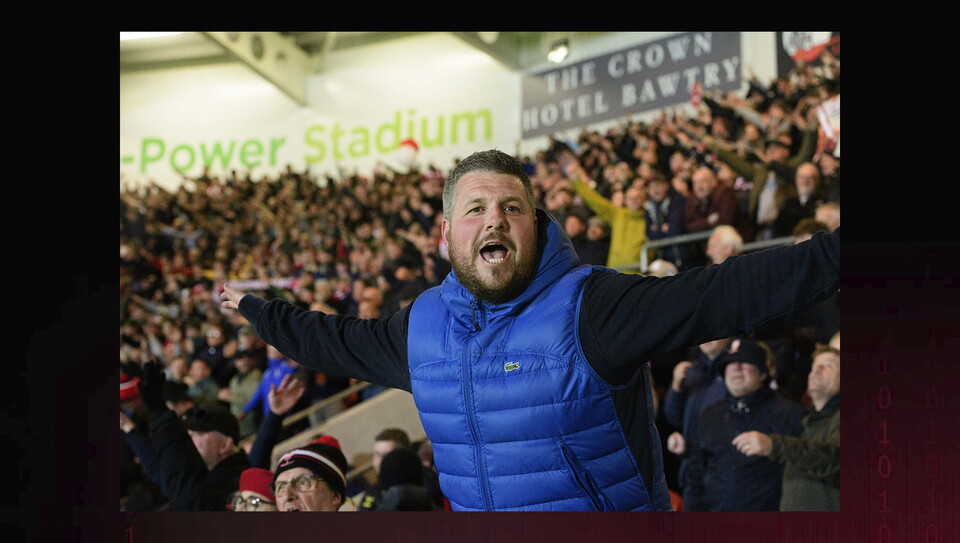 A fans image from City’s win at Doncaster
