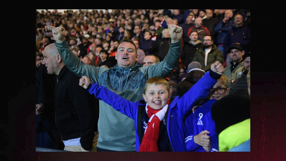 A fans image from City’s win at Doncaster
