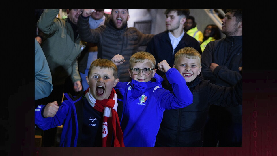 A fans image from City’s win at Doncaster