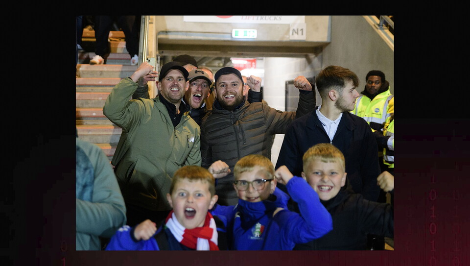 A fans image from City’s win at Doncaster