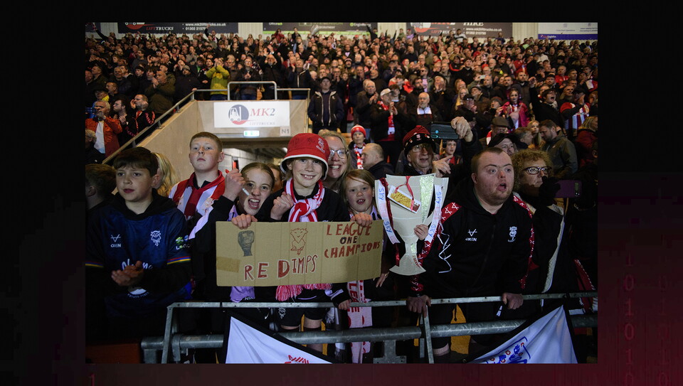 A fans image from City’s win at Doncaster