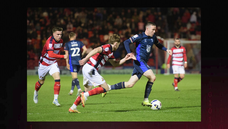 A match image from City’s win at Doncaster