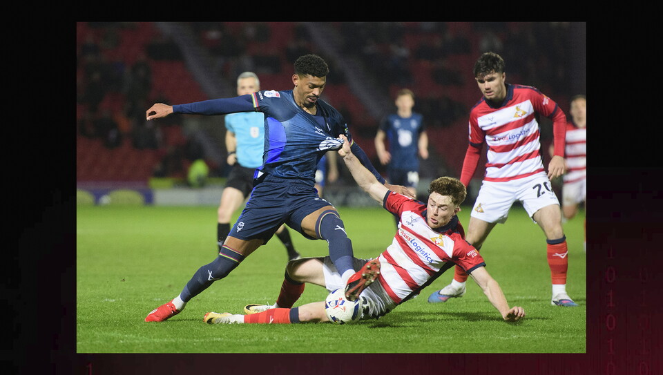 A match image from City’s win at Doncaster