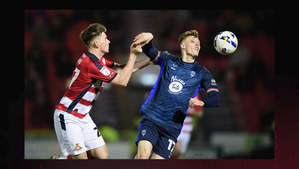 A match image from City’s win at Doncaster