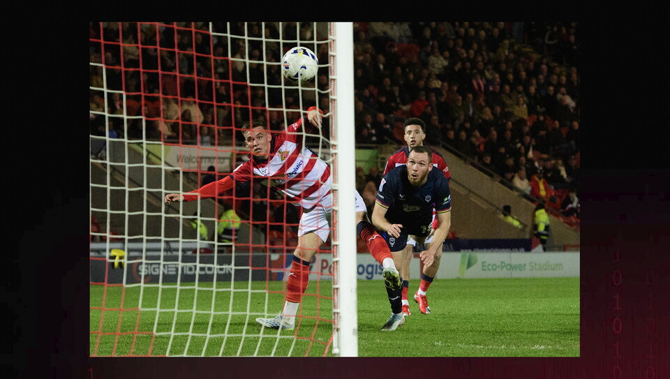 A match image from City’s win at Doncaster