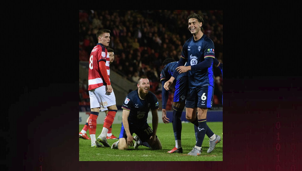 A match image from City’s win at Doncaster