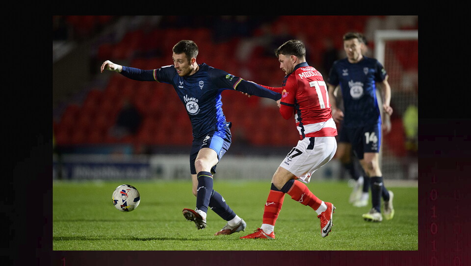 A match image from City’s win at Doncaster