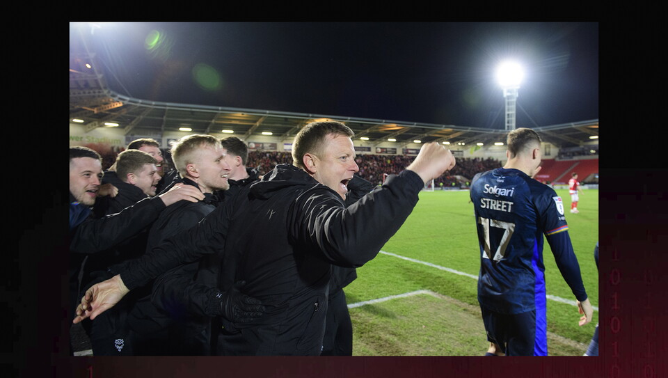 A match image from City’s win at Doncaster