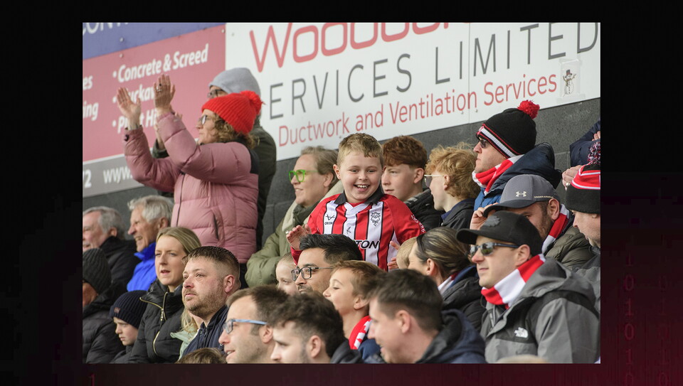 A fans photo from City’s 2-1 home win over Leyton Orient