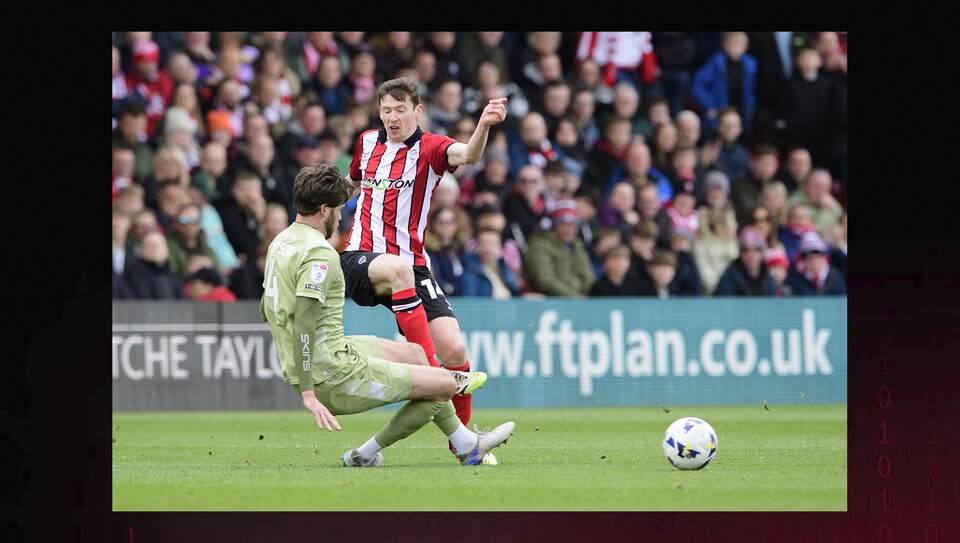A match photo from City's 2-1 home win against Leyton Orient