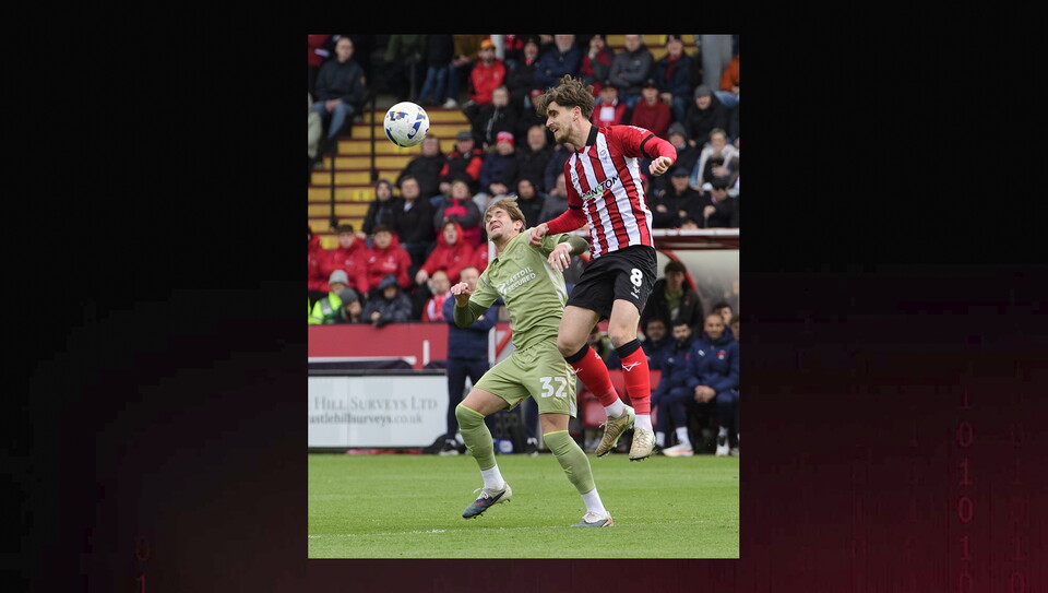 A match photo from City's 2-1 home win against Leyton Orient