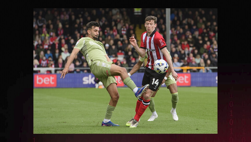 A match photo from City's 2-1 home win against Leyton Orient