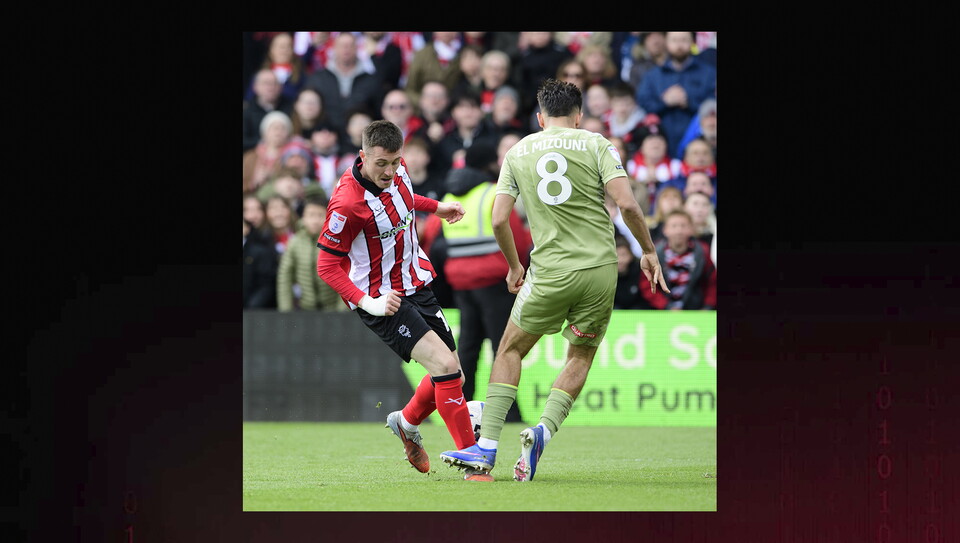 A match photo from City's 2-1 home win against Leyton Orient