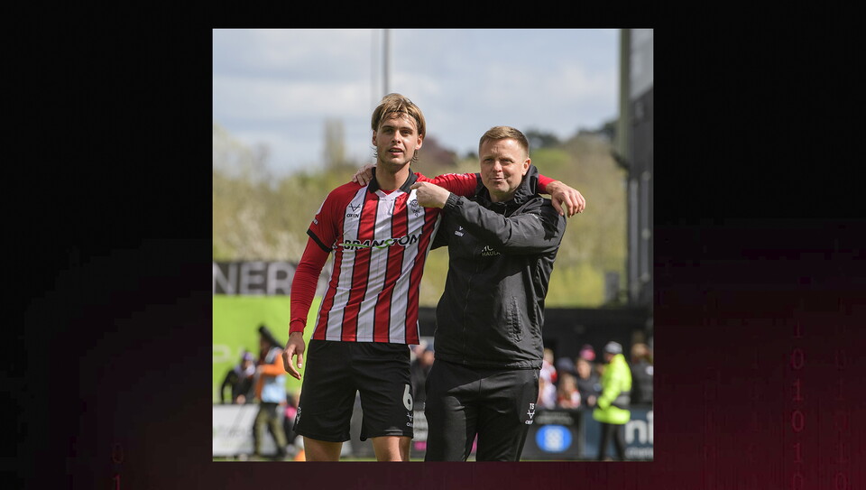A match photo from City's 2-1 home win against Leyton Orient