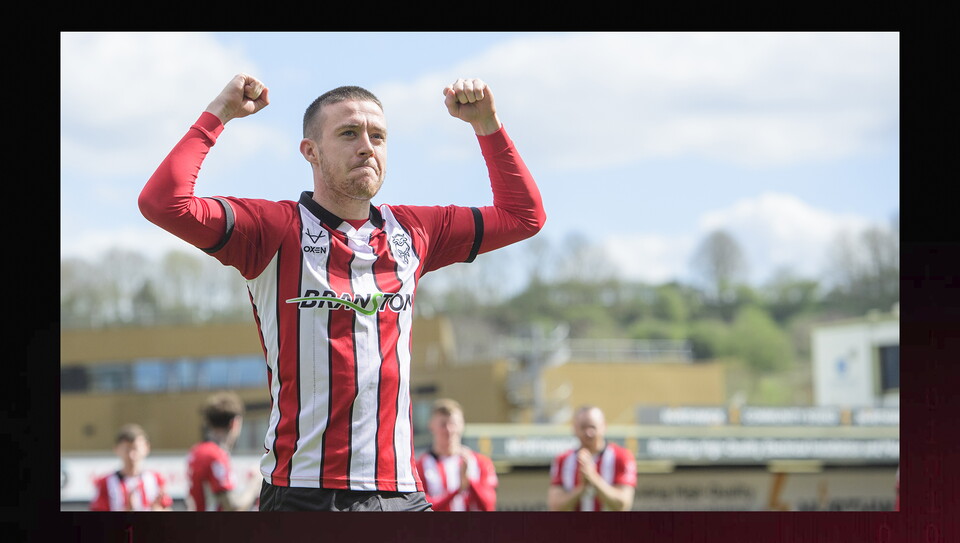A match photo from City's 2-1 home win against Leyton Orient