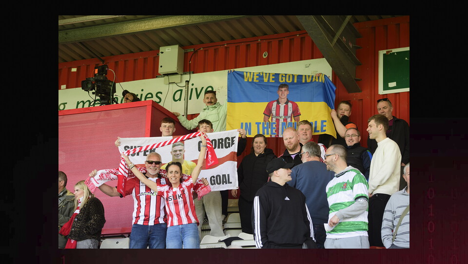 A fans photo from City’s 2-2 draw at Stevenage