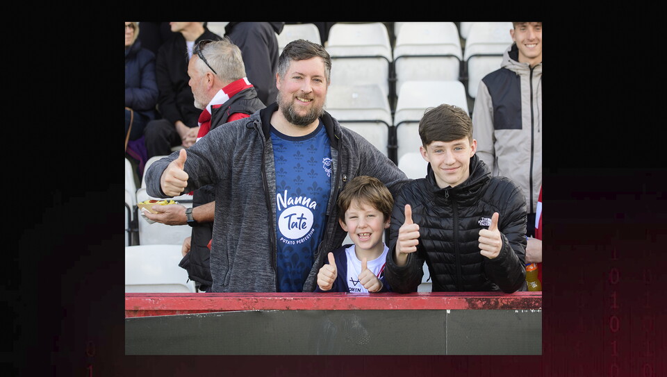 A fans photo from City’s 2-2 draw at Stevenage
