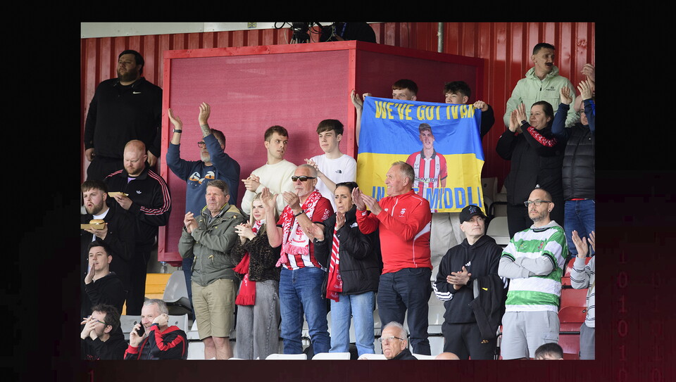 A fans photo from City’s 2-2 draw at Stevenage