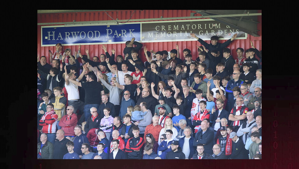 A fans photo from City’s 2-2 draw at Stevenage