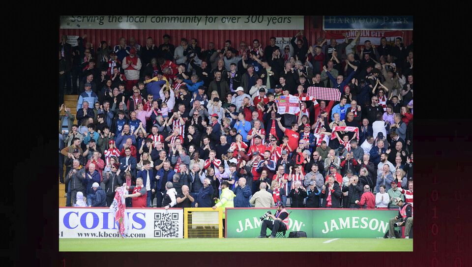 A fans photo from City’s 2-2 draw at Stevenage
