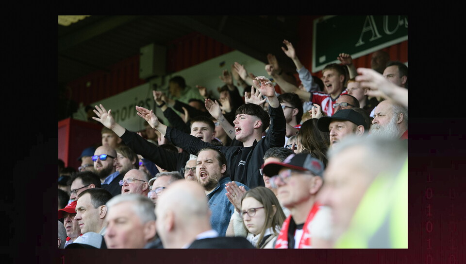 A fans photo from City’s 2-2 draw at Stevenage