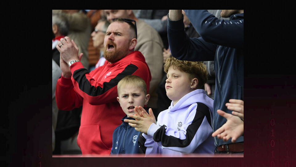 A fans photo from City’s 2-2 draw at Stevenage