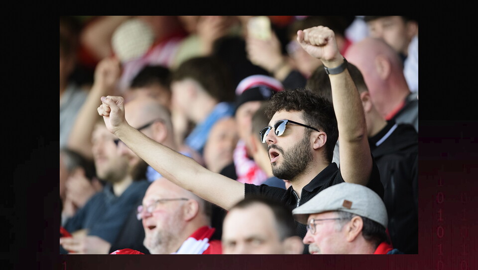 A fans photo from City’s 2-2 draw at Stevenage
