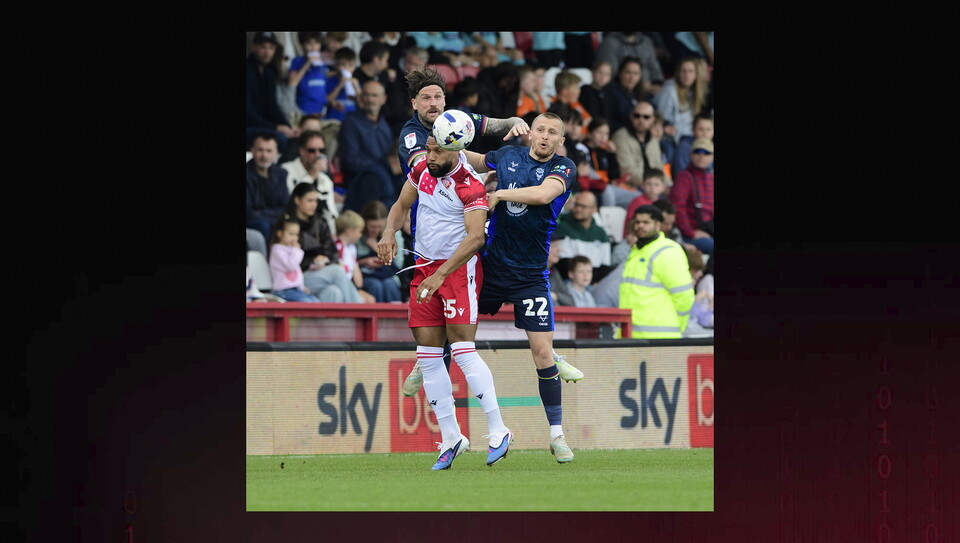 A match action photo from City’s 2-2 draw at Stevenage