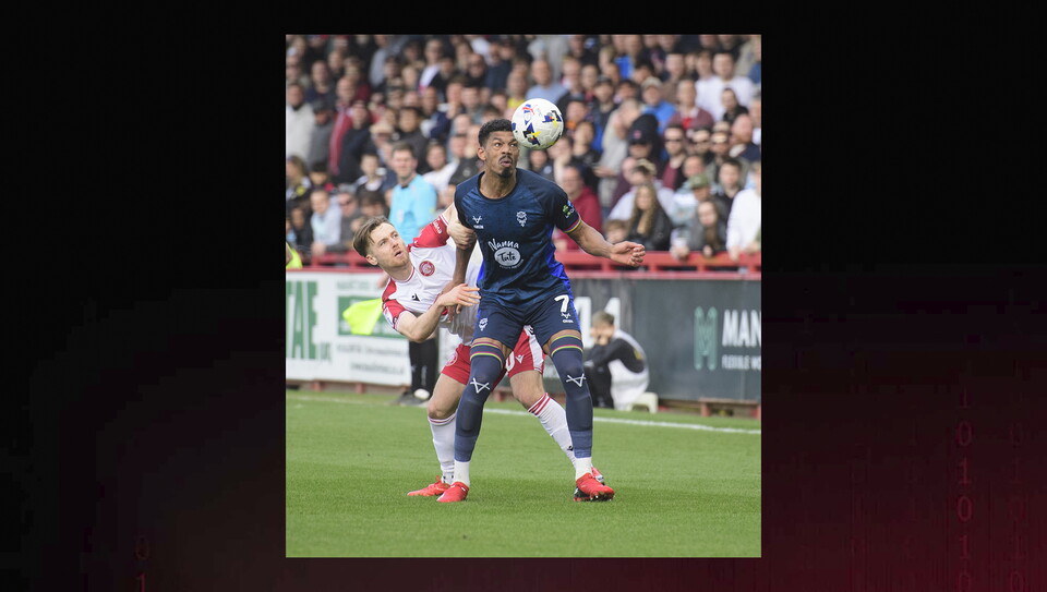 A match action photo from City’s 2-2 draw at Stevenage