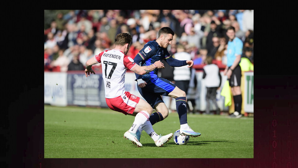 A match action photo from City’s 2-2 draw at Stevenage