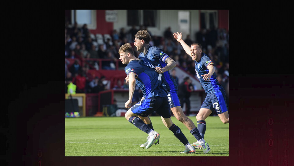 A match action photo from City’s 2-2 draw at Stevenage