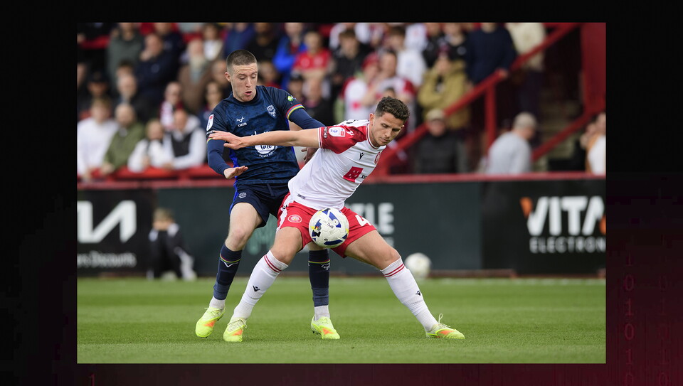 A match action photo from City’s 2-2 draw at Stevenage